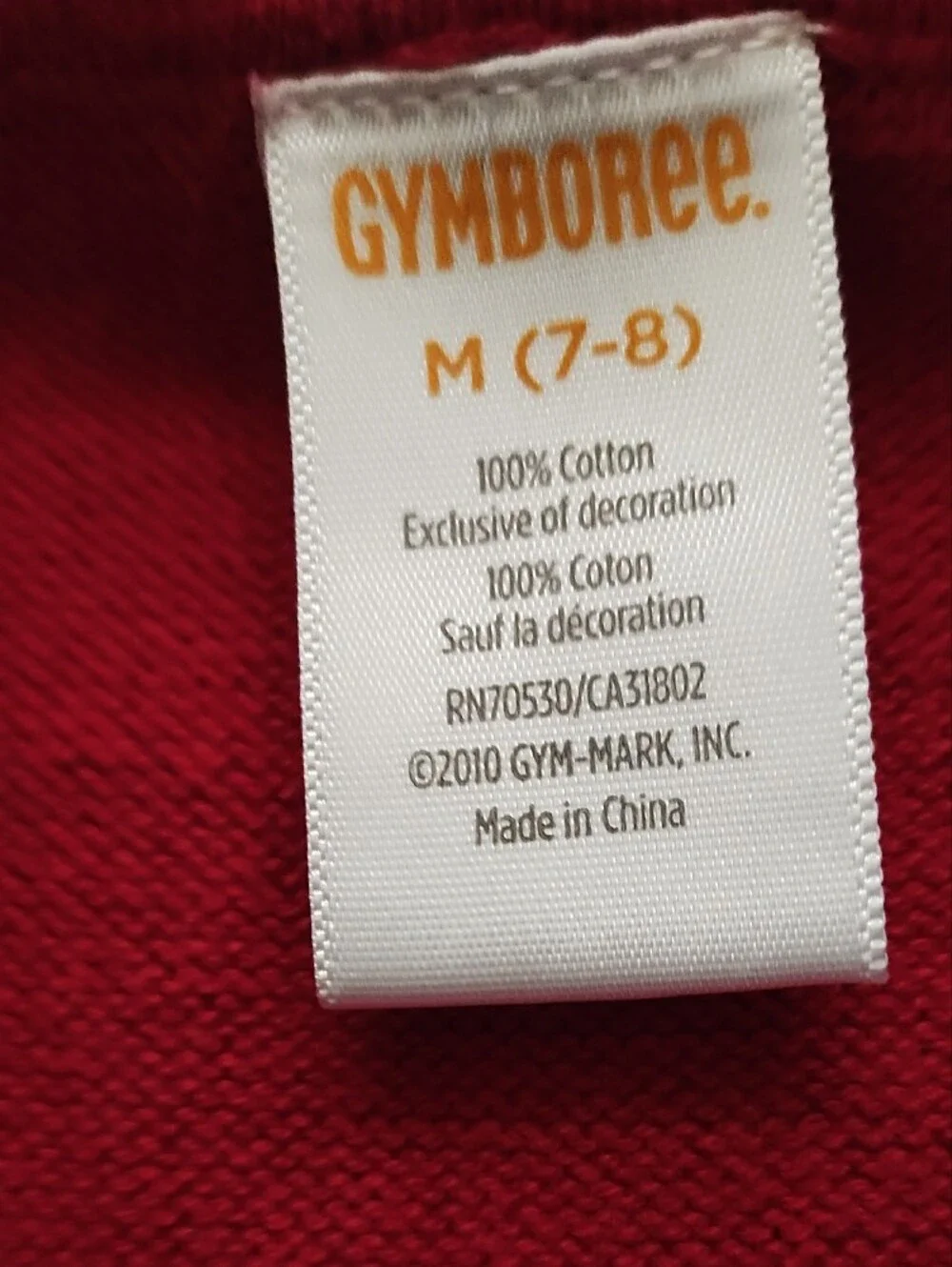 Gymboree Red Knit Cat Applique Pet Vest